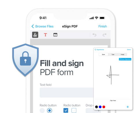 Signera dokument med elektroniska signaturer på iOS och Android med Xodo Mobile